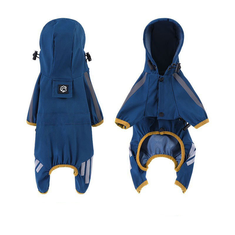 Sily Pet Raincoat Four-legged Raincoat