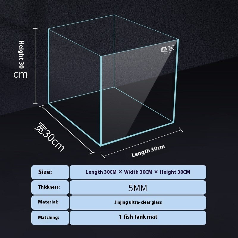 Super White Glass Fish Tank