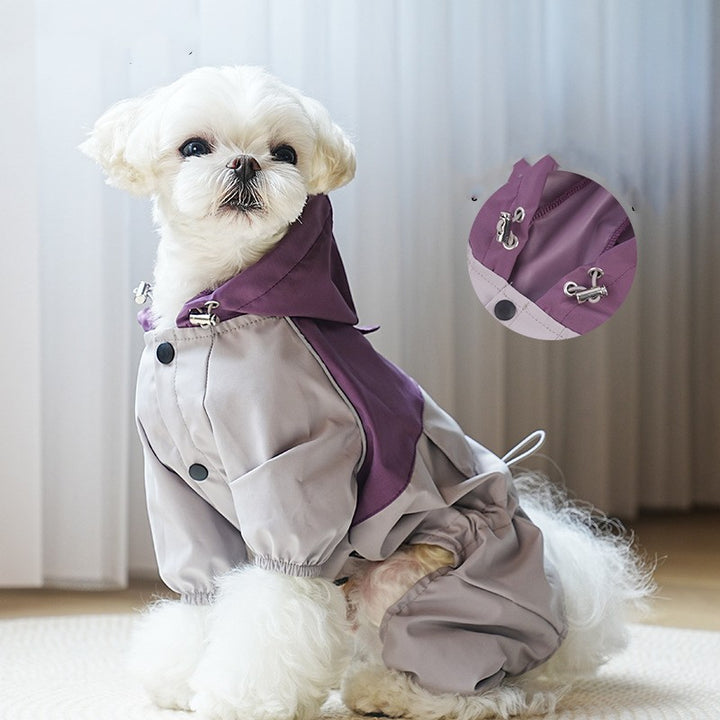 Pet Raincoat Medium Size Dog Clothing