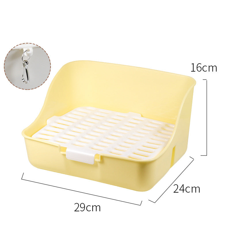 Rabbit Litter Box Bunny Corner Toilet Box