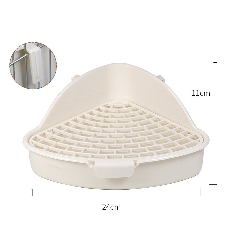Rabbit Litter Box Bunny Corner Toilet Box