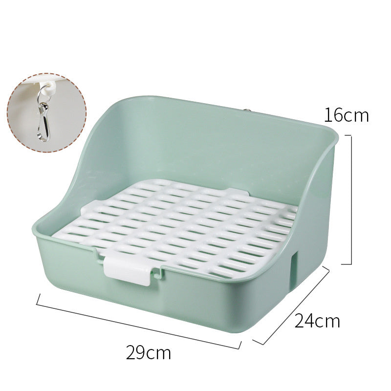 Rabbit Litter Box Bunny Corner Toilet Box