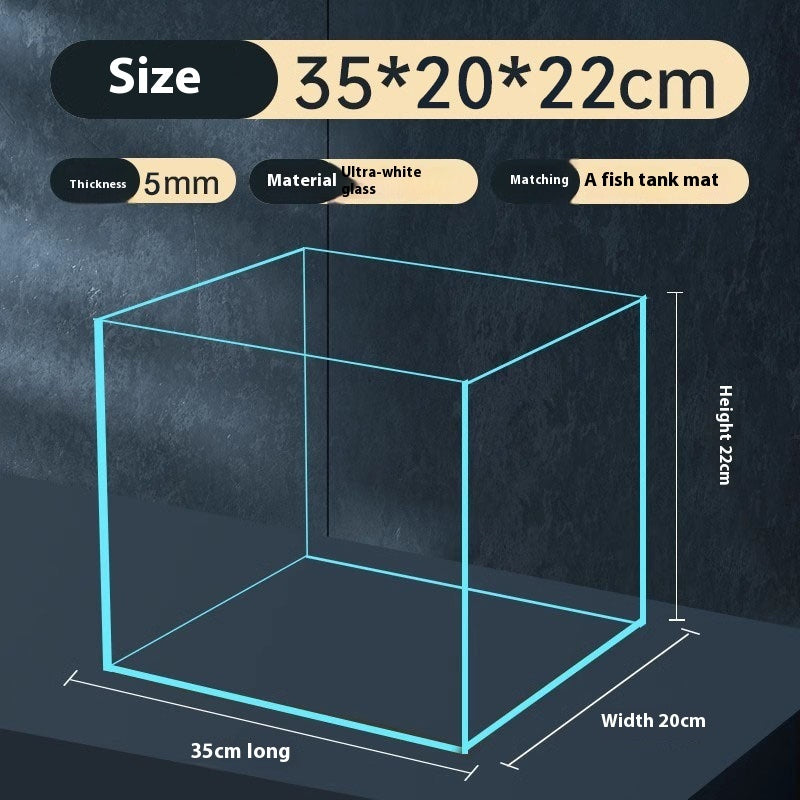 Super White Glass Fish Tank