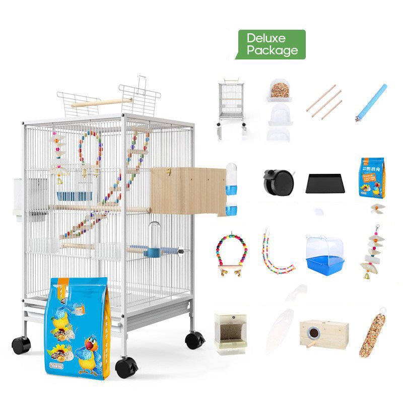 Parrot Xuanfeng Bird Cage With Feeder