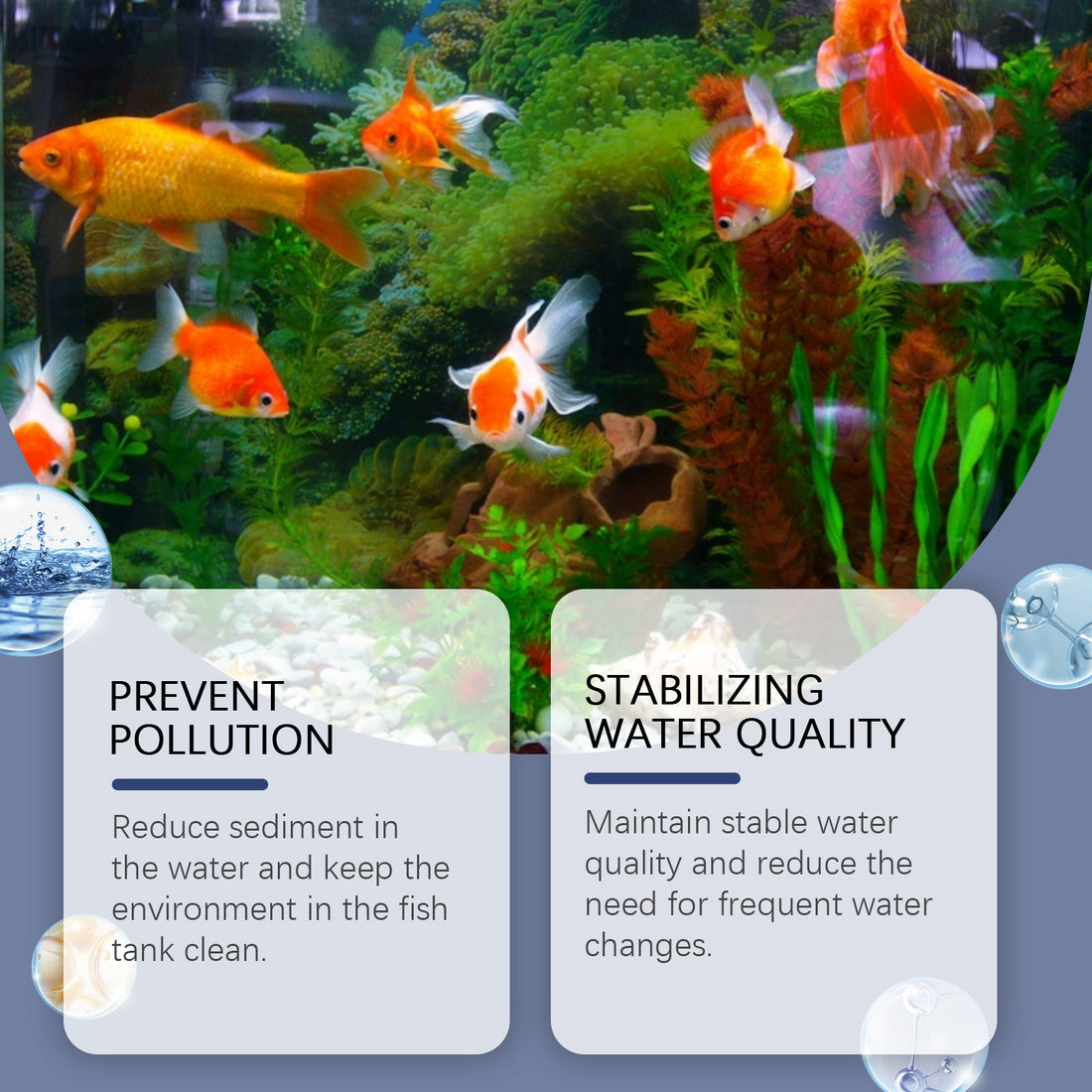 Fish Tank Water Quality Decontamination Cleaner