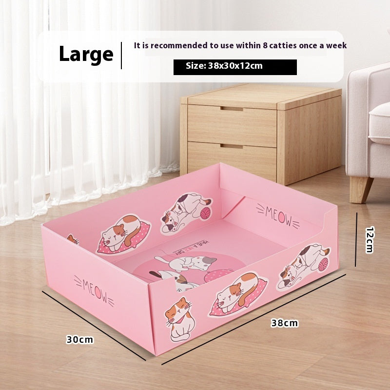 Thickened Disposable Litter Box
