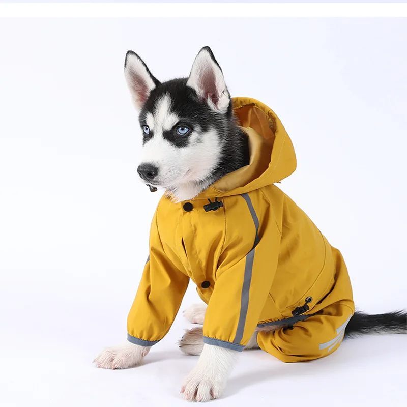 Sily Pet Raincoat Four-legged Raincoat