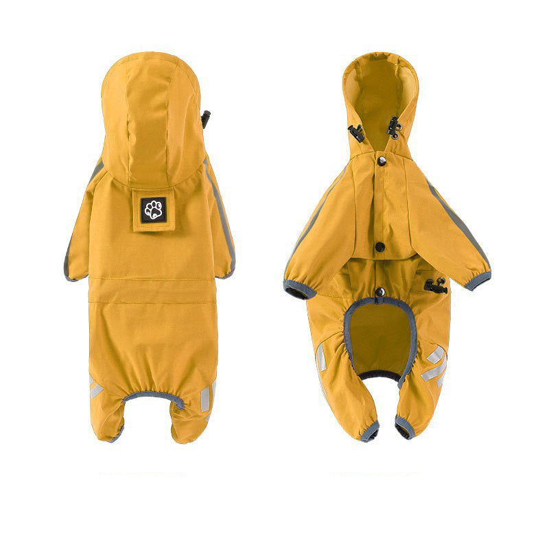 Sily Pet Raincoat Four-legged Raincoat