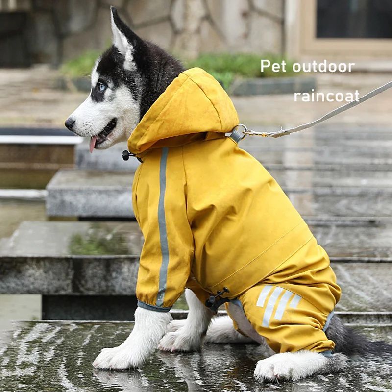 Sily Pet Raincoat Four-legged Raincoat